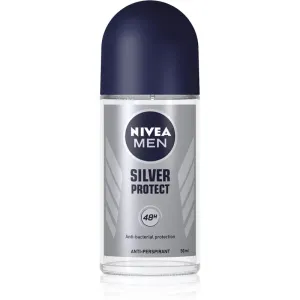 Nivea Men Silver Protect guličkový antiperspirant pre mužov 50 ml
