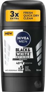Nivea Men Invisible For Black & White Original Deostick 50 ml antiperspirant pre mužov deostick