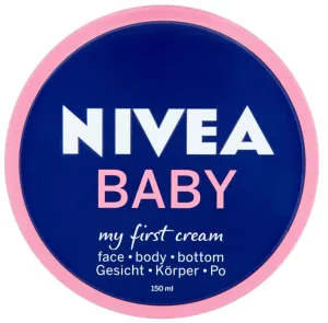 Nivea Baby My First Cream 150 ml telový krém pre deti výživa a regenerácia pleti; na citlivú a podráždenú pleť