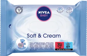 Nivea Baby Soft & Cream 20 ks čistiace obrúsky pre deti