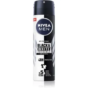 Nivea Men Invisible Black & White antiperspirant v spreji pre mužov 150 ml #149914