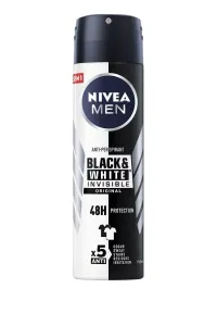 Nivea Antiperspirant v spreji pre mužov Invisible For Black & White Power 150 ml