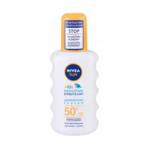 Nivea Sun Kids Protect & Sensitive Sun Spray SPF50+ 200 ml opaľovací prípravok na telo pre deti