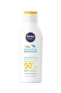 Nivea Detské mlieko na opaľovanie SPF 50+ Sun Kids (Pure & Sensitive Sun Lotion) 200 ml