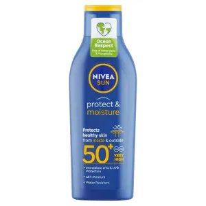 Nivea Hydratačné mlieko na opaľovanie SPF 50 Sun (Protect & Moisture Lotion) 200 ml