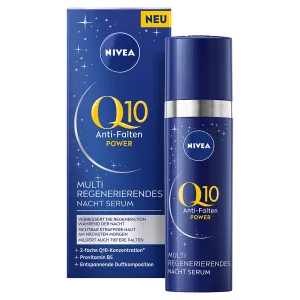 Nivea Q10 Power Ultra Recovery Night Serum 30 ml pleťové sérum na veľmi suchú pleť; výživa a regenerácia pleti; proti vráskam