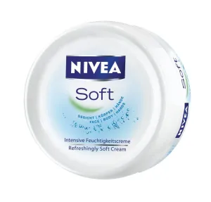 Nivea Soft 300 ml denný pleťový krém pre ženy výživa a regenerácia pleti; na dehydratovanu pleť