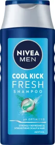Nivea Men Cool Kick Fresh Shampoo 250 ml šampón pre mužov na mastné vlasy; na normálne vlasy