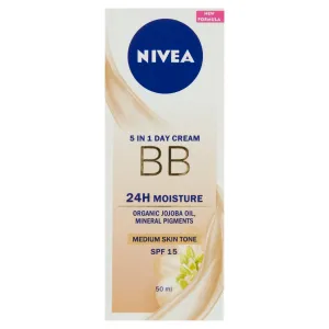 Nivea Skrášľovací hydratačný krém 5 v 1 BB Cream SPF 15 (5in1 Beautifying Moisturizer) 50 ml Dark