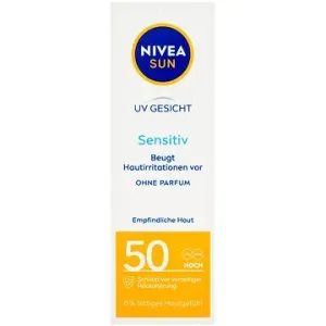 NIVEA Sun Pleťový krém na opaľovanie Sensitive SPF50 50 ml