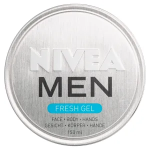 Nivea Men Fresh 150 ml pleťový gél pre mužov na veľmi suchú pleť; na zmiešanú pleť; proti vráskam; spevnenie a lifting pleti; na dehydratovanu pleť