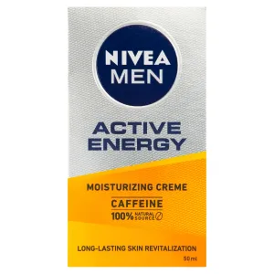 Nivea Men Active Energy Skin Energy 50 ml denný pleťový krém pre mužov na veľmi suchú pleť; výživa a regenerácia pleti; na unavenú pleť
