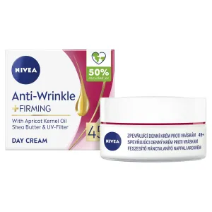 Nivea Anti-Wrinkle Firming SPF15 50 ml denný pleťový krém pre ženy na veľmi suchú pleť; proti vráskam; spevnenie a lifting pleti