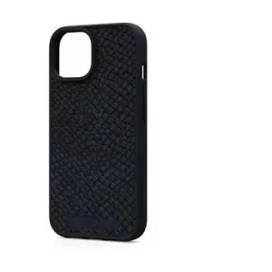 Njord Salmon Leather Magsafe Case for iPhone 15 Black