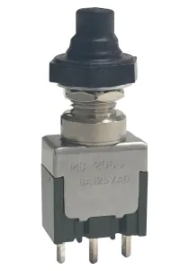 Nkk Switches Mb2065Va001 Pushbutton Switch, Spdt, 6A, 125Vac