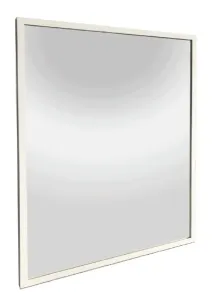 Zrkadlo Naturel Oxo v bielom ráme, 80x80 cm, ALUZ8080B