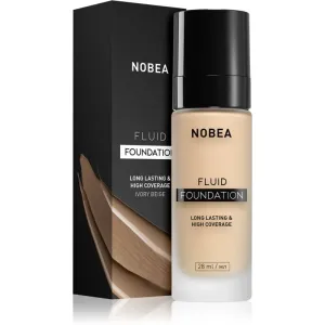 NOBEA Day-to-Day Fluid Foundation dlhotrvajúci make-up odtieň 02 Ivory beige 28 ml #910539