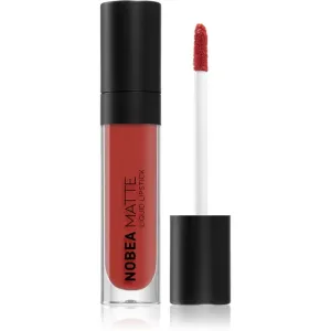NOBEA Day-to-Day Matte Liquid Lipstick matný tekutý rúž odtieň Carmine Red #M09 7 ml