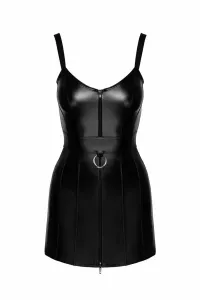Čierne sexi šaty F320