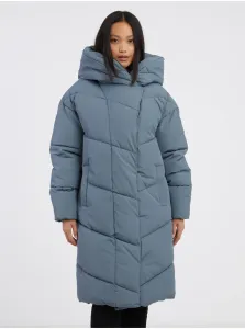Women's Grey-Blue Quilted Coat Noisy May New Tally - Women