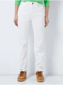 White Women Straight Fit Jeans Noisy May Moni - Women #6851467
