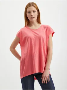 Coral Women's Basic T-Shirt Noisy May Mathilde - Women #5660084