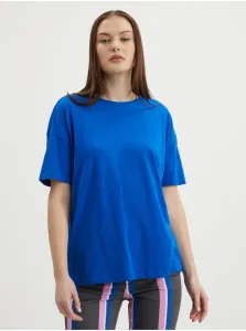 Blue loose basic T-shirt Noisy May Mathilde - Women