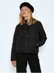 Black Women's Quilted Winter Jacket Noisy May Dalcon - Women #184629