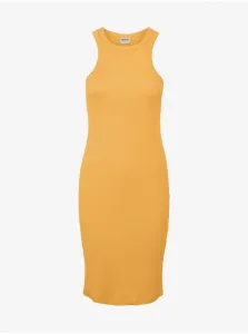 Žlté dámske puzdro Základné šaty Hlučné May Maya - ženy #4982482