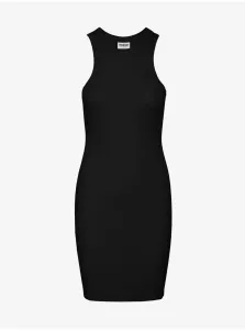 Čierne puzdrové šaty hlučné máj Maya - ženy #4781234