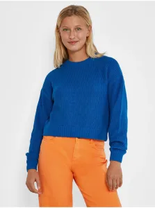 Blue Ribbed Sweater Noisy May Maysa - Women