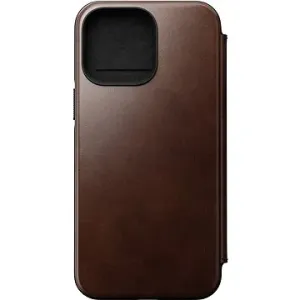 Nomad Leather MagSafe Folio Brown iPhone 14 Pro Max