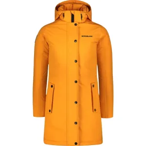 Dámsky zimný kabát NORDBLANC BLACKFORST žltý NBWJL7942_ZLO 36