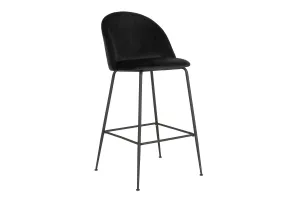 Norddan Dizajnová barová stolička Kristopher čierna