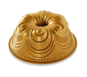Nordic Ware Forma na bábovku Chiffon, zlatá, 2,4 l 87477