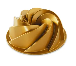 Nordic Ware Forma na bábovku Heritage, zlatá, 1,4 l 90077
