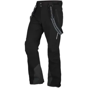 Northfinder MALAKI Pánske lyžiarske nohavice, čierna, veľkosť XL