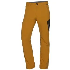 Northfinder VERIL Pánske outdoorové nohavice, žltá, veľkosť S