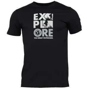 Northfinder EXPLORER Pánske tričko, čierna, veľkosť #6775286