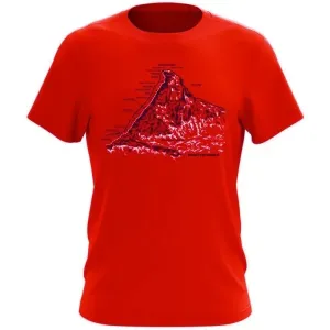 Northfinder JEFFERSON Pánske tričko, červená, veľkosť S