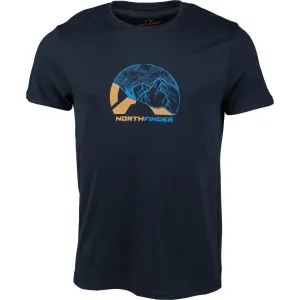 Northfinder NFSPHERE Pánske tričko na voľný čas, tmavo modrá, veľkosť L