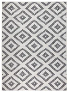 Kusový koberec Twin-Wendeteppiche 103132 grau creme Rozmery kobercov: 240x340