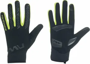 Northwave Active Gel Glove Black/Yellow Fluo XL Cyklistické rukavice