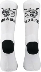 Northwave RIDE & BEER Pánske cyklo ponožky, biela, veľkosť 40-43 #461621