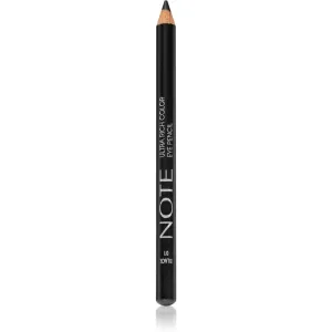 Note Cosmetique Ultra Rich Color vodeodolná ceruzka na oči odtieň 01 Black 1,1 g