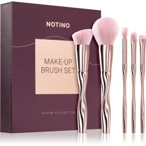 Notino Charm Collection Make-up brush set sada štetcov Pink #904391