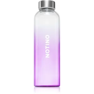 Notino Sport Collection Glass water bottle sklenená fľaša na vodu Purple 500 ml