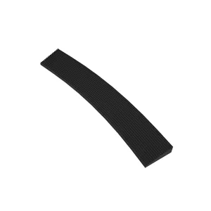 NOTRAX Okrajová lišta pre uhlovú rohožku 22,5°, vnútorná, čierna