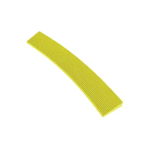 NOTRAX Okrajová lišta pre uhlovú rohožku 22,5°, vnútorná, žltá