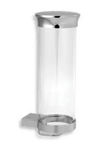 Novaservis - Zásobník na kozmetické tampóny sklo Metalia 9 chróm 0972,0